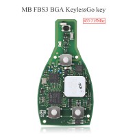 Original CG MB FBS3 BGA KeylessGo Key 315MHZ/433MHZ for W164 W166 W216 W221 W251