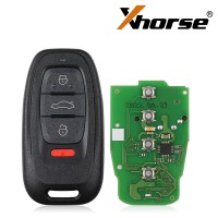 Xhorse VVDI Audi 754J Smart Key XSADJ1GL 15MHz 433MHz 868MHz works with VVDI Audi BCM2 Adapter