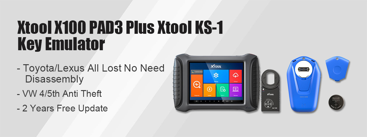xtool x100 pad3 with ks-1 key emulator