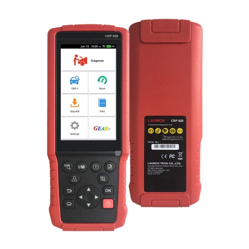 LAUNCH CRP808 Full System Diagnosis/Oil Reset/TPMS Reset/ EPB Reset/BMS Rest/Injector Programming Tool