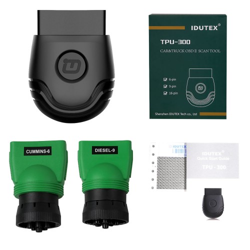 IDUTEX TPU300 Passenger Cars&Commercial Vehicle OBD2 Scanner Supports Android