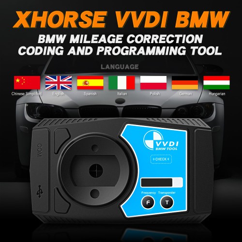 V1.6.0 XHORSE VVDI BMW Mileage Correction Coding and Programming Tool Support E/F/G Series Coding