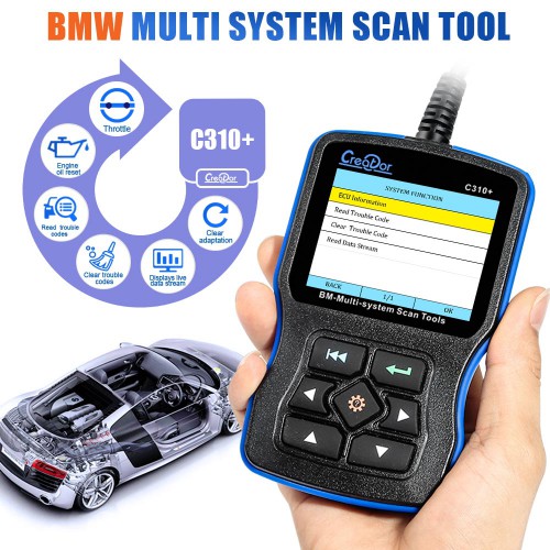 V12.02 Creator C310+ Multi System Scan Tool for BMW Update Online for Free