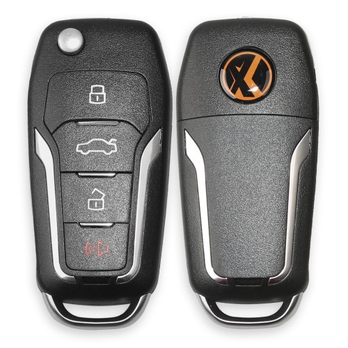 XHORSE XNFO01EN Universal Remote Key 4 Buttons Wireless For Ford 5pcs/lot