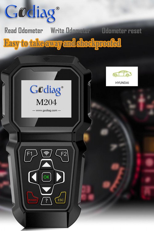 Godiag M204 Hyundai Hand-held OBDII Odometer Adjustment Professional Tool