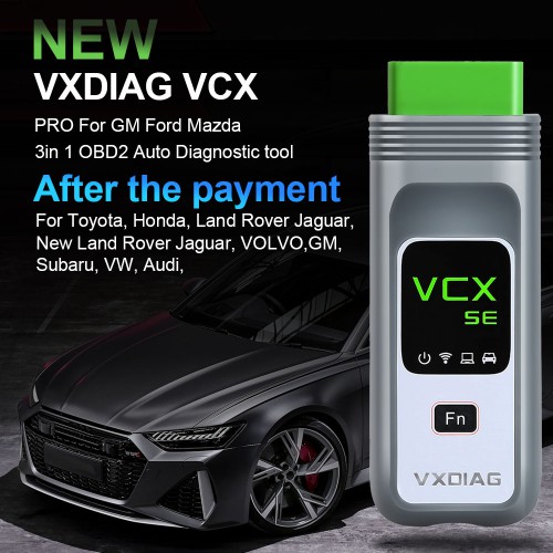 VXDIAG VCX SE PRO OBD2 Diagnostic Tool with 3 Free Car Authorization Upgrade Version of VXDIAG VCX NANO PRO