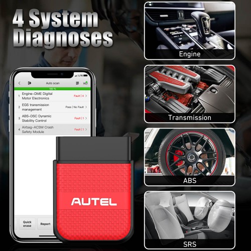 Autel MaxiAP AP200H Maintenance Service Tool Bluetooth Smartphone DIY Tool