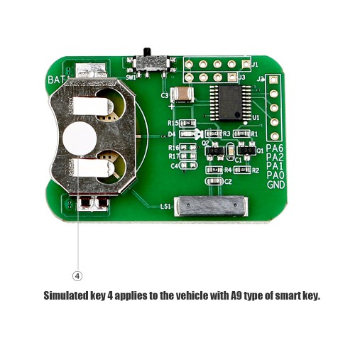 [EU Ship]Toyota Smart key Emulator 4PCS for OBDSTAR X300 DP Plus Key Programmer