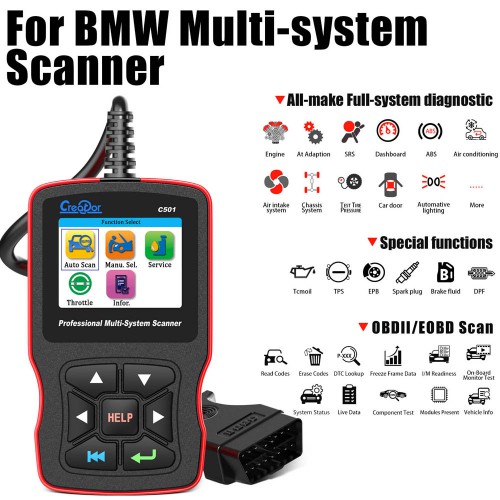 New Creator C501 V7.3 BMW & OBDII/EOBD Multi-System Scanner