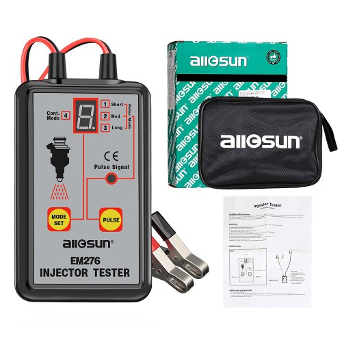 UK Ship All-Sun Professional EM276 Injector Tester 4 Pluse Modes Powerful Fuel System Scan Tool