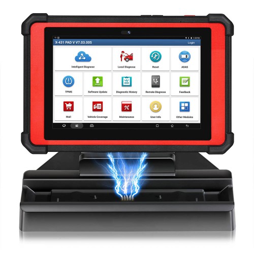 Launch X431 PAD V(PAD 5) with Smrtbox 3.0 Full System Diagnostic Tool Support Online Coding/Programming 1 Year Free Update with Free X431 X-prog3 GIII