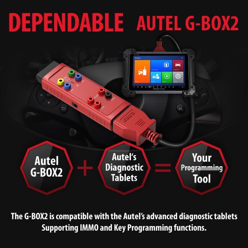 Original Autel G-BOX2 Accessory Tool for Mercedes Benz All Key Lost Used with Autel MaxiIM IM608/ IM508