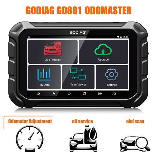 GODIAG GD801 ODO Master Meter Proffessional Mileage Correction Tool Better than OBDStar X300M Update Online One Year for Free