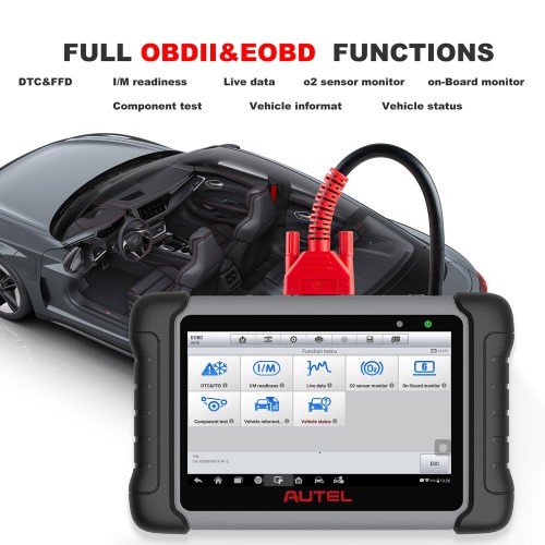 [May Sales][EU/UK Ship]Autel MaxiCOM MK808 All System Diagnostic Tool with 25 Special Functions Multi-languages Combination of MaxiCheck Pro+MD802