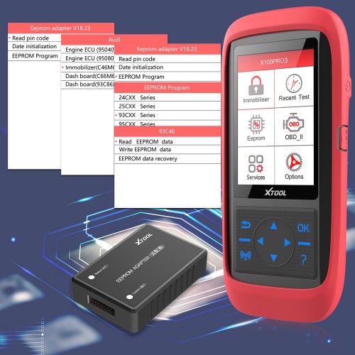 [EU/UK Ship]Xtool X100 Pro3 Key Programmer with 7 Special Reset Service Functions Free Update Online Lifetime