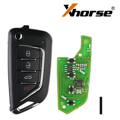 Xhorse XKCD02EN Wire Remote Key KAI DLK Filp 4 Buttons English 5pcs/lot Get 25 Points Each Key