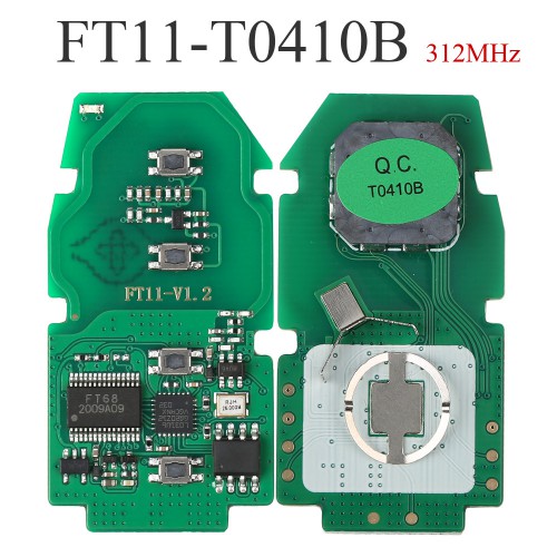 Lonsdor FT11-0410B 312/314MHz Toyota Smart Key PCB(Can copy most 8A)