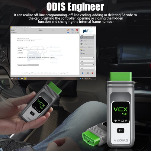 WiFi VXDIAG VCX SE DOIP 6154 UDS Car OBD2 Diagnostic Scanner for VW Audi Skoda Support ECU Coding J2534 Programming with Free DONET