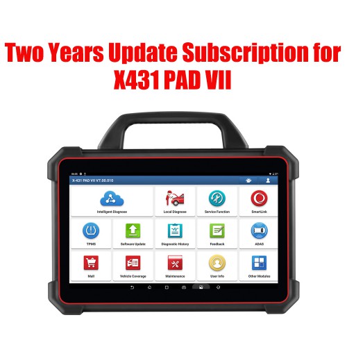 Two Years Software Update Subscription for Launch X431 PAD VII/PAD VII Elite