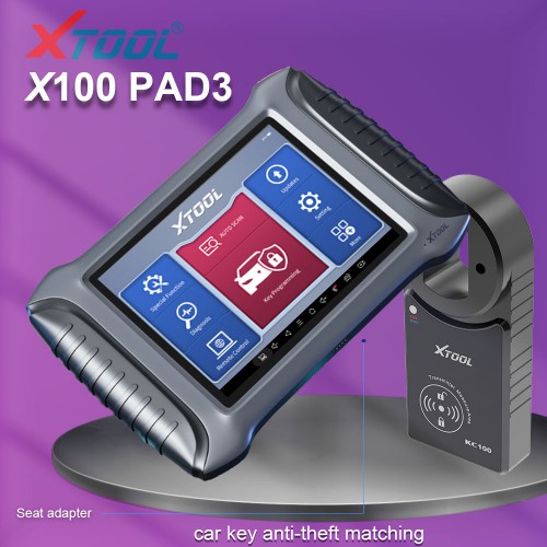 [Clearance Sales][EU Ship]Xtool X100 PAD3 X100 PAD Elite Tablet Key Programmer KC100 & EEPROM Adapter Support Toyota Lexus All Key Lost KM Adjustment