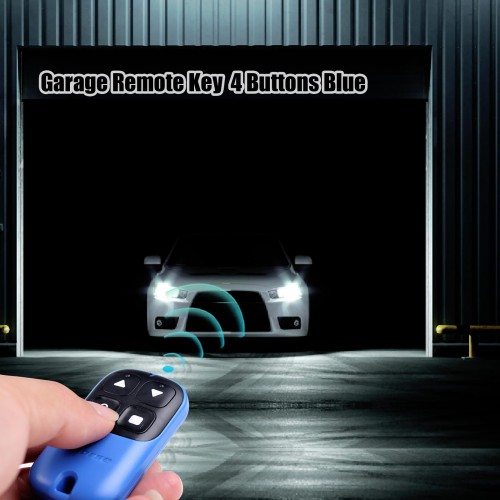 XHORSE Garage Remote Key XKXH04EN 4 Buttons Blue 5pcs/lot Get 25 Points Each Key