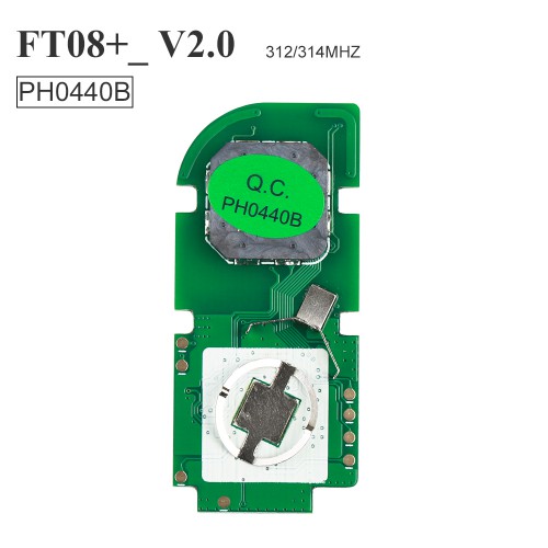 Lonsdor FT08 PH0440B Update Verson of FT08-H0440C 312/314Mhz Toyota Smart Key PCB with Shell