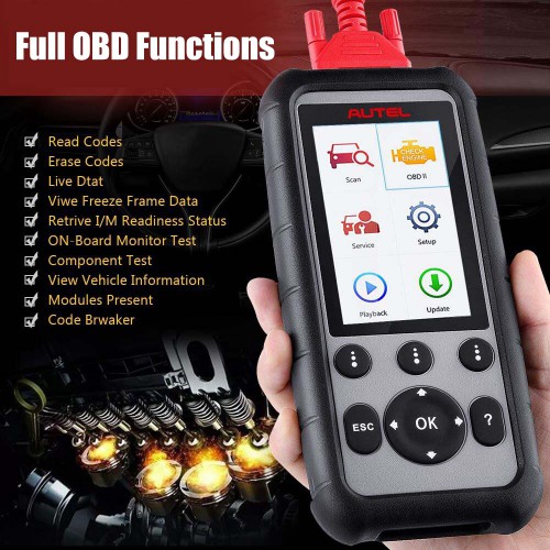 Autel MaxiDiag MD806 Pro OBD2 Scanner Full System Diagnostic Tool Update Online Lifetime for Free Perfect As Autel MD808 Pro