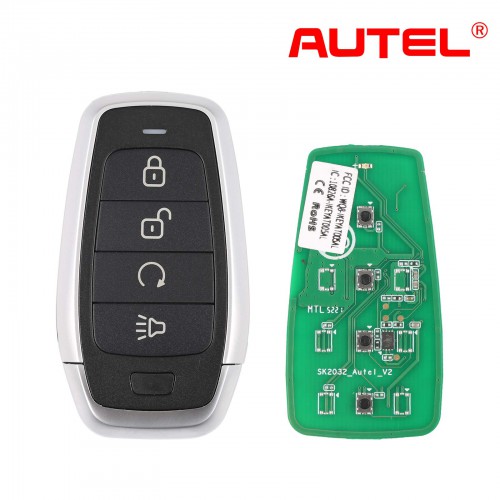 AUTEL IKEYAT004BL AUTEL  Independent, 4 Buttons Smart Universal Key