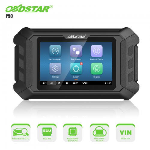 [Mid-Year Sales]OBDSTAR P50 Airbag Reset Tool Support Read & Clear Fault Codes by OBD/ BENCH Covers 38 Brands and Over 3000 ECU Part No.