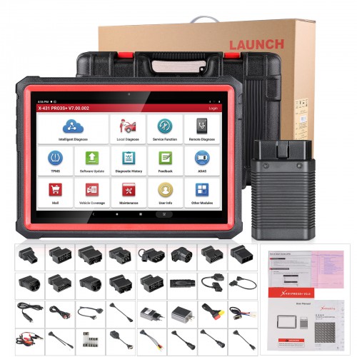 Launch X431 PRO3S+ Pro3 S+ Bi-Directional Scan Tool Supports Topology Mapping, 37+ Reset Service ECU Coding Upgraded of X431 V PRO