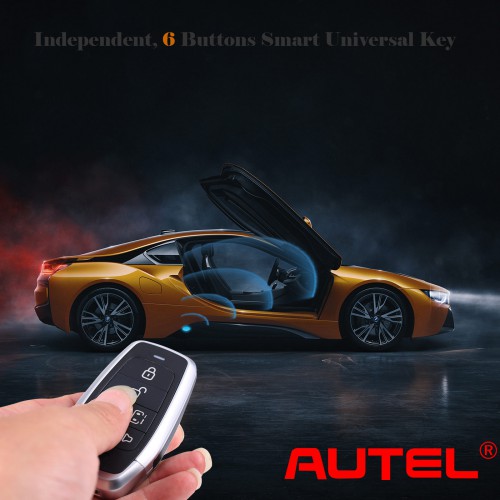 AUTEL IKEYAT006BL AUTEL  Independent, 6 Buttons Smart Universal Key