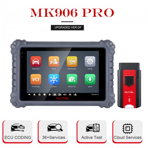 Autel MaxiCOM MK906Pro MK906 Pro(MK906S PRO) Bi-Directional Car Diagnostic Tool Support CAN FD/DoIP NO IP Blocking Problem