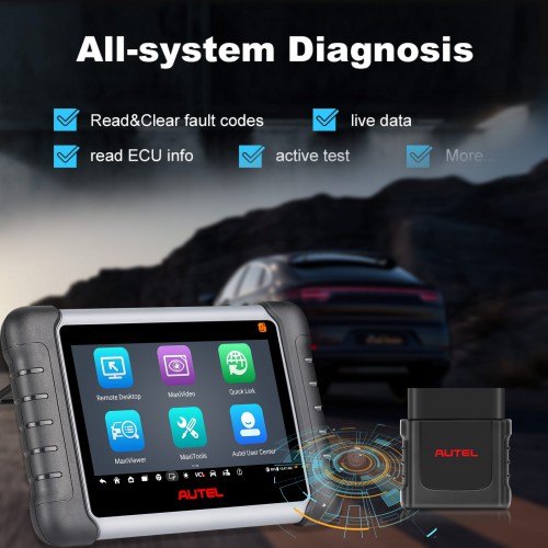 Autel MaxiPRO MP808S-TS MP808Z-TS TPMS Relearn Tool Support Sensor Programming and Battery Testing Function