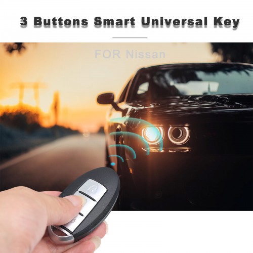 AUTEL IKEYNS003AL Nissan, 3 Buttons Smart Universal Key
