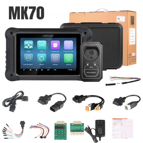 OBDSTAR MK70 Motorcycle IMMO Tablet Support Key Programming and Odometer Calibration