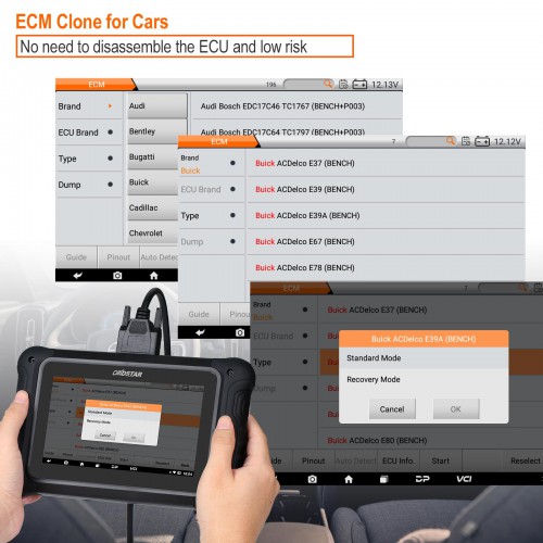 [Single Software Version]OBDSTAR DC706 ECU ECM TCM BCM Cloning Programming Tool for Car and Motorcycle by OBD or Bench One Year Free Update
