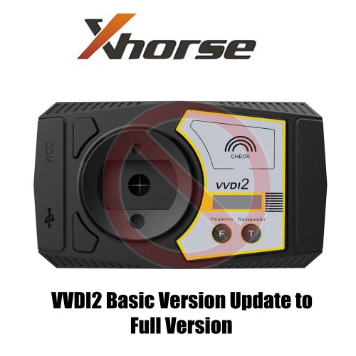 Xhorse VVDI2 Programmer Full Software Authorization Service Update VVDI2 Basic Version to Full Version