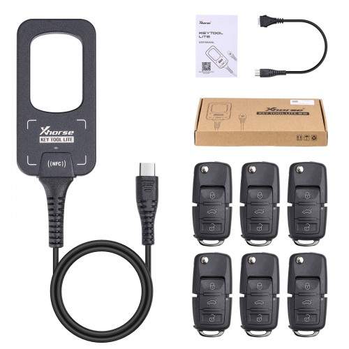 Xhorse VVDI BEE Key Tool Lite Support Android Phones with 6pcs B5 Universal Remotes