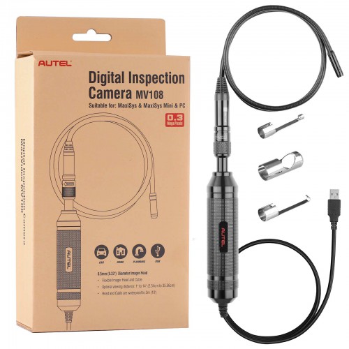 Autel MaxiVideo MV108 8.5mm Digital Inspection Camera for MaxiSys Tablet Kit Replaced by MV108S