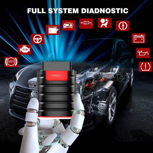 Thinkcar ThinkDiag Full Pro OBD2 Connector with All Car Brands and Special Functions License & One Year Update Subscription PK X431 iDiag Easydiag 3.0