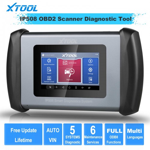 [UK Ship]XTOOL IP508 OBD2 Scanner Diagnostic Tool  5 Major System Diagnostics Full OBD2 Engine Diagnoses