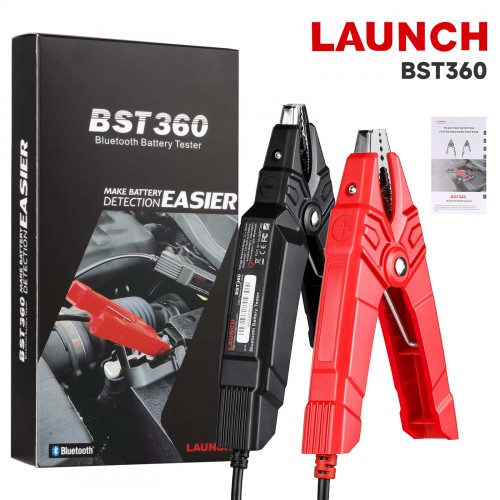 Launch X431 BST360 BST-360 Battery Test Clip Analyzer 6V-16V 2000CCA Voltage Battery Test Car Battery Tester Charging Cricut Load Tools