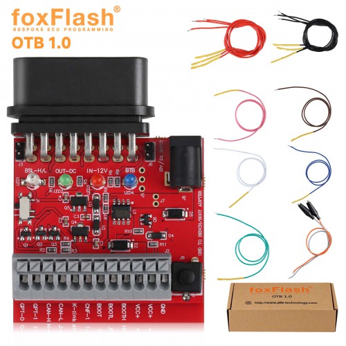 FoxFlash Master Super ECU TCU Clone & Chip Tuning Tool Full Version with FoxFlasher OTB 1.0 Adapter for ACM & DCM Modules