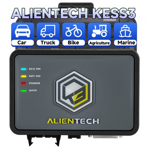 2024 Original ALIENTECH KESS V3 Kess3 ECU and TCU Programming Tool Master/Slave via OBD Boot and Bench Replace Kess V2 Ktag with One Year Subscription