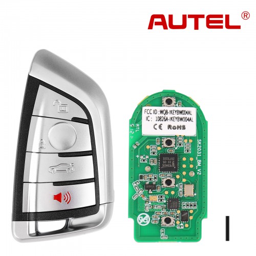 [In Stock]AUTEL Razor IKEYBW004AL BMW 4 Buttons Smart Universal Key Compatible with BMW and Other 700+ Car Makes