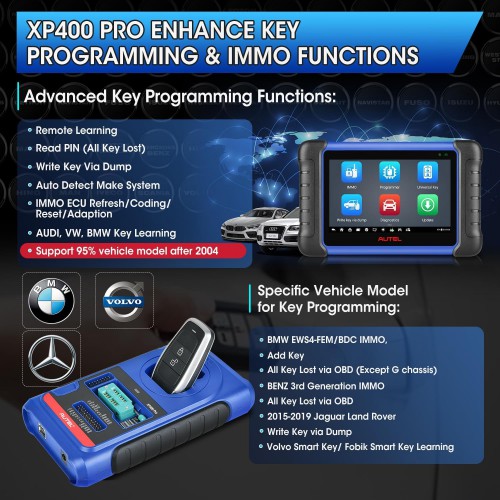 2024 Autel MaxiIM IM508 II (Autel IM508S) Plus XP400 Pro Advanced Key Programming Tool Same IMMO Functions as Autel IM608 PRO II/ IM608 II