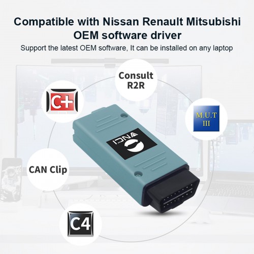[In Stock]VNCI RNM Nissan Renault Mitsubishi 3-in-1 Diagnostic Tool Compatible with Original Software Replacement of Nissan VI3
