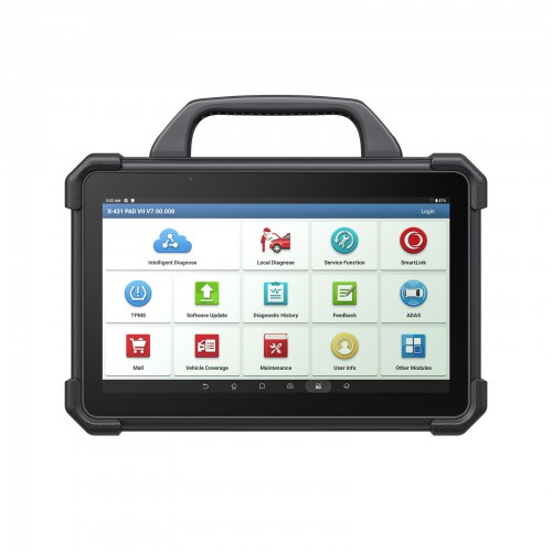 Launch X431 PAD VII PAD 7 Elite + EV Diagnostic Upgrade Kit with Card Supports New Energy Battery Diagnostics