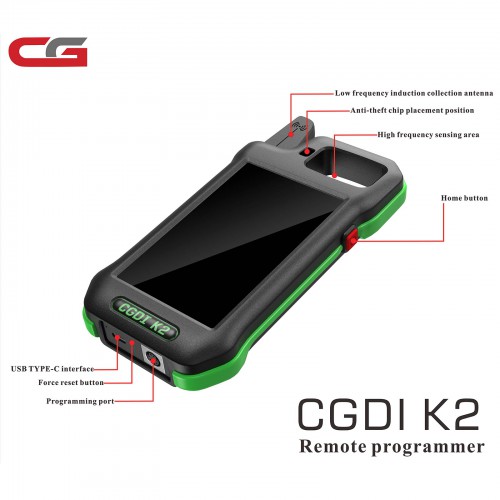 [Pre-order]2024 Newest CGDI K2 Professional Multi-functional Smart Locksmith Key Tool Remote Generator Supports 96 Bit ID48 Copy No Need Tokens