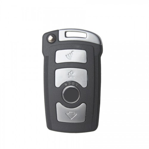 Car Key Blank with Chip for BMW Remote 4 Button Set 7 Series